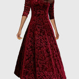Nancy - Ünnepi Velúr Elegancia Ruha