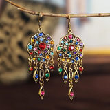 Zsófia - Vintage mandala fülbevalók több színben