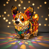 Corgi - Ólomüveg lámpa