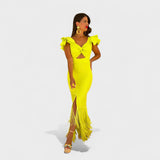 Teréz - Neon flamenco ruha