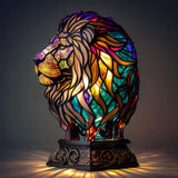 León - Ólomüveg Lámpa