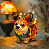 Corgi - Ólomüveg lámpa