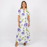Katalin - Vintage Virágos Elegáns Ruha